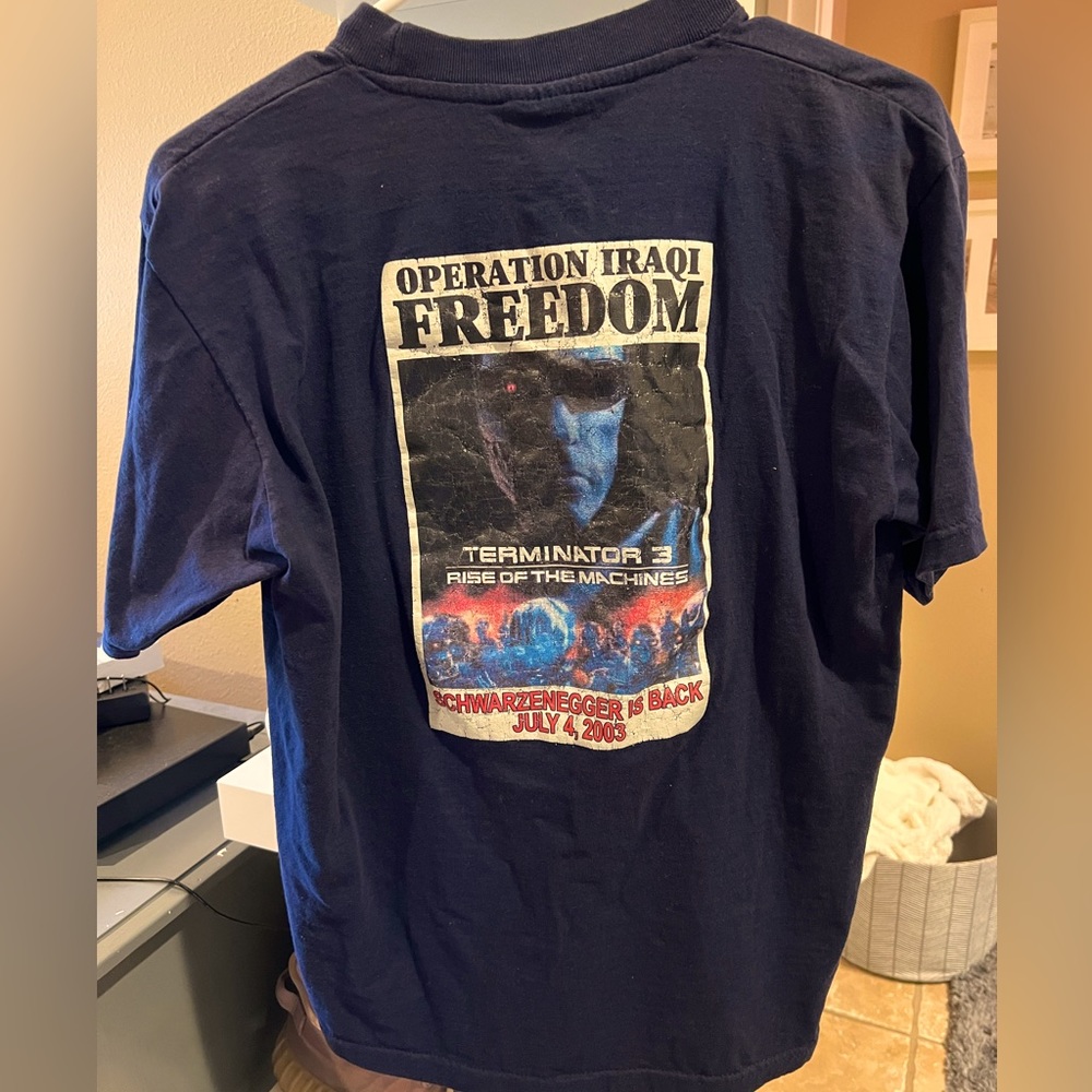Terminator 3 Arnold Schwarzenegger T-shirt